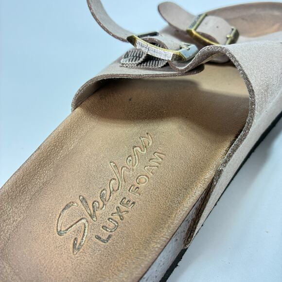 Birkenstock Arizona Soft Footbed Taupe Leather Sandals 56090 Women's Size 7 - Picture 8 of 10